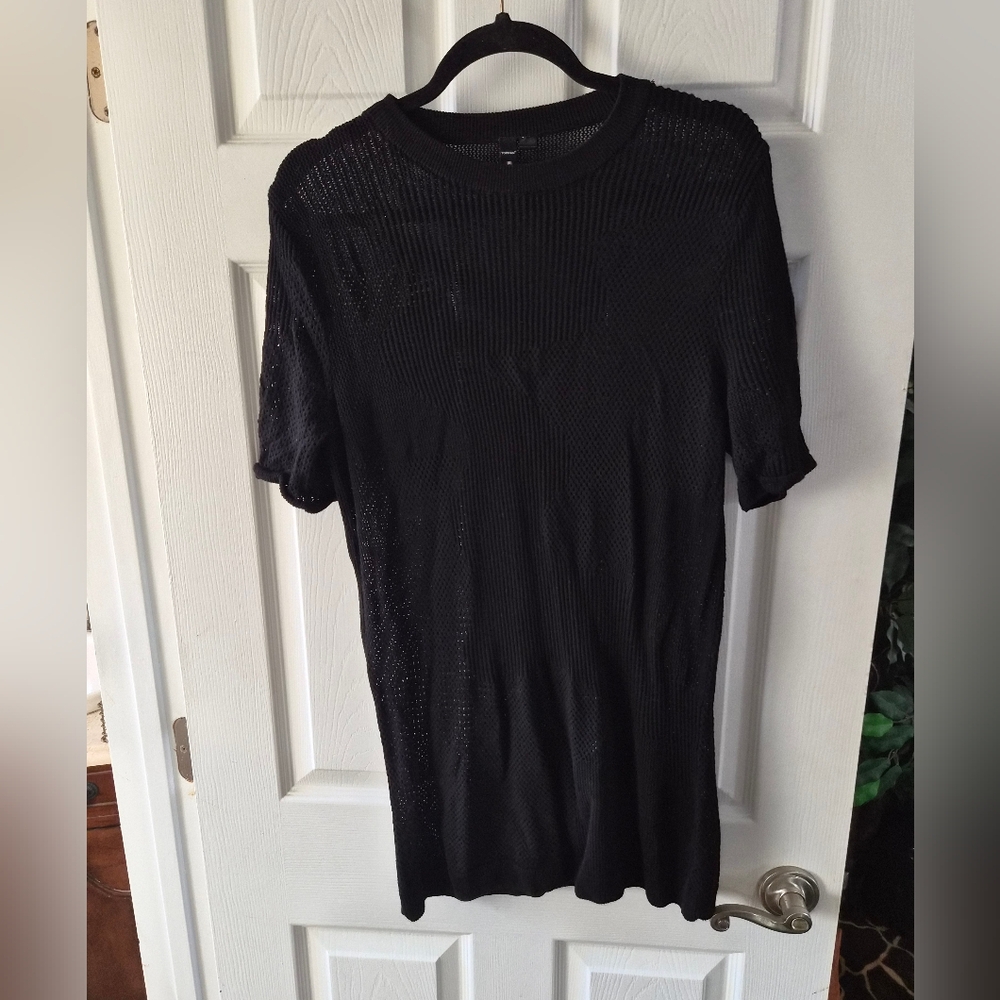 Topman Black Knit Top (S)